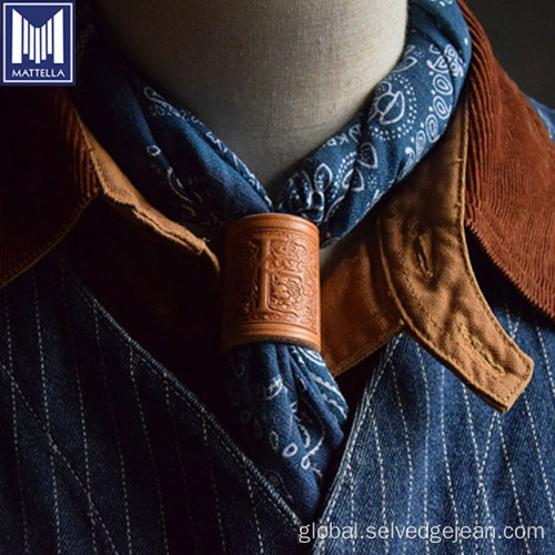 Jean Denim Dress indigo denim men neck gaiters shawl bandana scarf Supplier